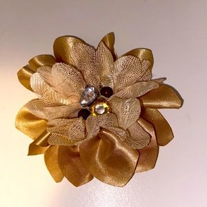 Never Before Worn Bejeweled Hair Bow Ribbon